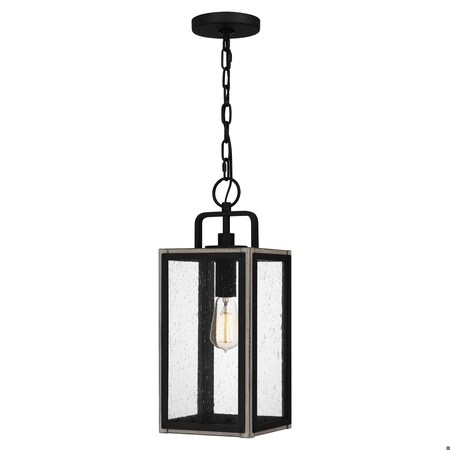 Quoizel Bramshaw 1-Light Matte Black Mini Pendant BRAM1507MBK